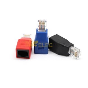 RJ45 Homme à Femelle Connecteur Nouveau Adaptateur de câble Crossover connecté