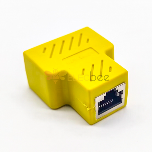 RJ45 Splitter, 1 to 2 Way Adapter for Network Cables