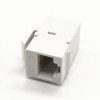 Cat6 RJ45 Coupler Buchse zu weiblichen Ethernet Gigabit Keystone Jack Coupler weiß