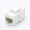 Cat6 RJ45 Coupler Buchse zu weiblichen Ethernet Gigabit Keystone Jack Coupler weiß