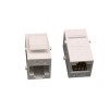 Cat6 RJ45 커플러 여성 여성 이더넷 기가비트 키스톤 잭 커플러 화이트