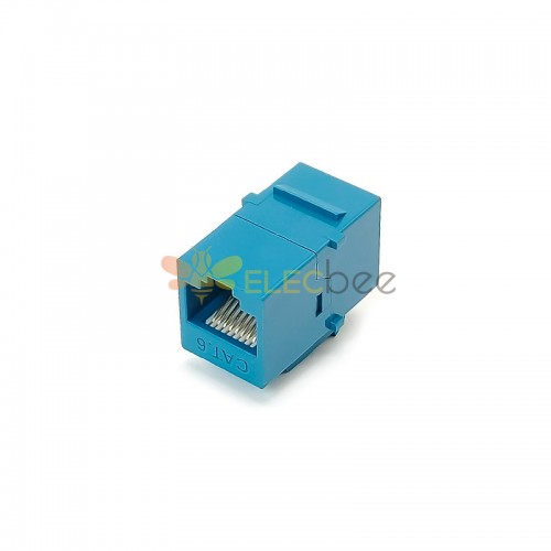 RJ45 Cat6 Coupler женщины для женщин Ethernet Гигабит Keystone Джек Coupler Blue