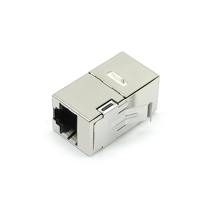 RJ45 Пара Соединитель Cat5e Inline женщины щит омка Keystone Адаптер 8P8C