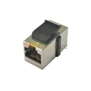 Shielded RJ45 Coupler Cat.5e InlineFemale to Female Adapter For Blank Panel - Faceplate