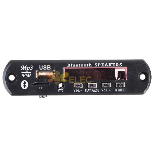 Woord Mevrouw vrijheid 12V bluetooth 5.0 Power Lossless MP3 Audio Decoder Board Accessories for  Pull Rod Audio USB AUX