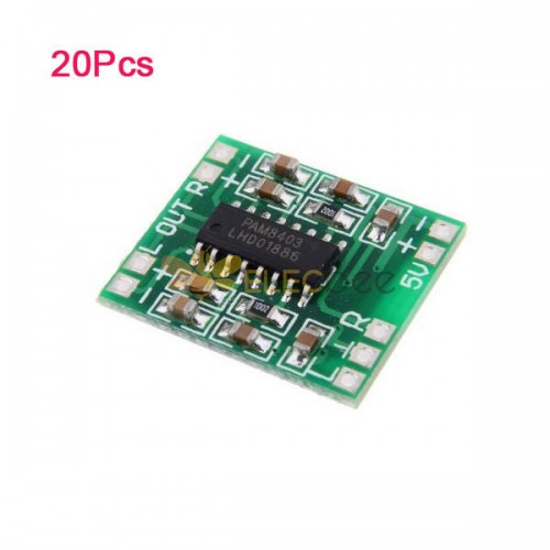 20Pcs PAM8403 Miniature Digital USB Power Amplifier Board 2.5V - 5V