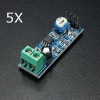 5Pcs LM386 오디오 증폭기 모듈 200배 입력 10K 가변 저항