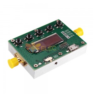 Atenuador programable digital 6G 30DB Paso 0.25DB Pantalla OLED Módulo RF de carcasa CNC