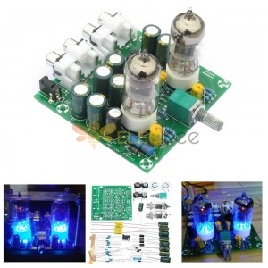 AC 12V 1A 6J1 Wert Preamp Tube Preamp Verstärkerplatine Vorverstärker Kopfhörer DIY Kits