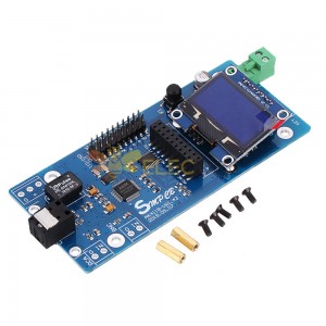 جهاز استقبال رقمي من AK4118 جهاز فك تشفير الصوت DAC SPDIF إلى IIS محوري USB بصري AES EBU يدعم XMOS Amanero مع 1.3 بوصة OLED