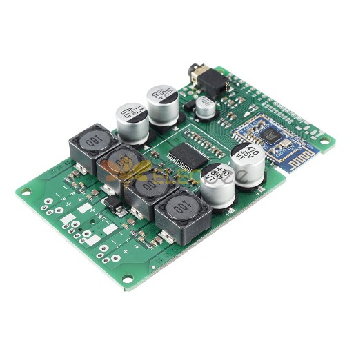 Placa Amplificador de Potência Bluetooth 5.0 2x30W/20W Suporte AUX Entrada de Áudio Suporte Serial Comando para Alterar Nome e Senha 2#