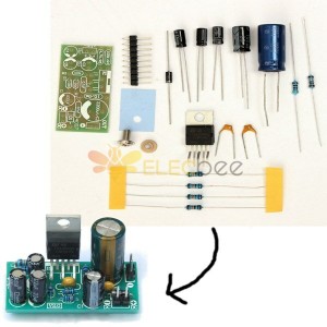 Kit de placa amplificadora de áudio DIY TDA2030A Potência Mono 18W DC 9V-24V