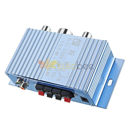 DX-A6 TDA7056 Power Amplifier DC12V 2.0 Channel Speaker 40W+40W Dual Channel 3.5mm AUX For Car Computer DVD TV