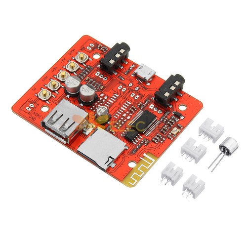 Placa de módulo amplificador de áudio digital estéreo sem fio bluetooth receptor adaptador usb suporte tf aux