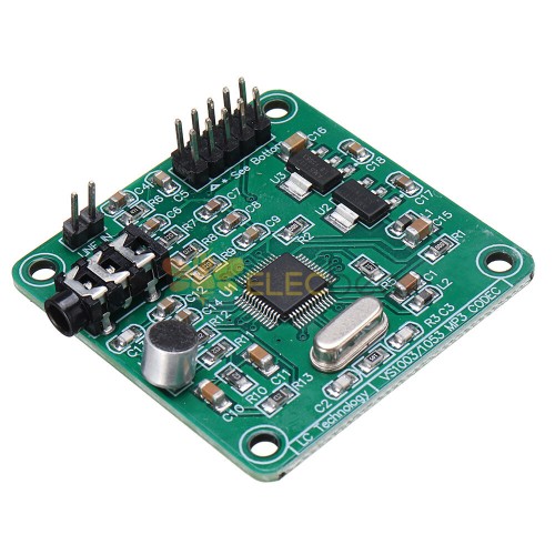 VS1053 Module de lecteur MP3 Audio carte de développement de carte de décodeur Audio fonction d\'enregistrement intégrée avec amplificateur SPI