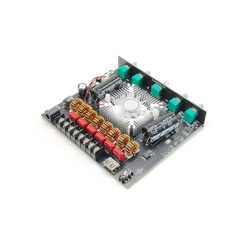 TPA3251D2 2.1CH 220Wx2 + 350W DC12-38V Bluetooth 5.1 Power Supply Audio Amplifier Board Module