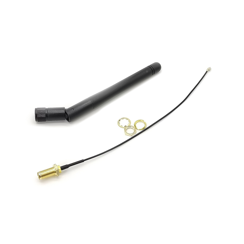 2.4G 3dBi WiFi Antena RP-SMA Pigtail para 1,13 cabo