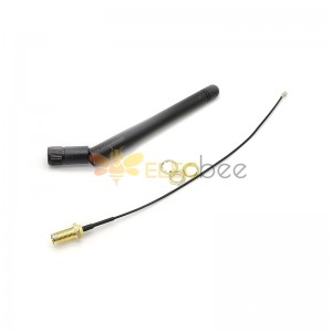 2.4G 3dBi WiFi Antenna RP-SMA Pigtail for 1.13 Cable