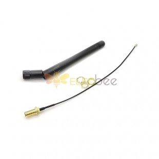 2.4G 3dBi WiFi Antenna RP-SMA Pigtail for 1.13 Cable