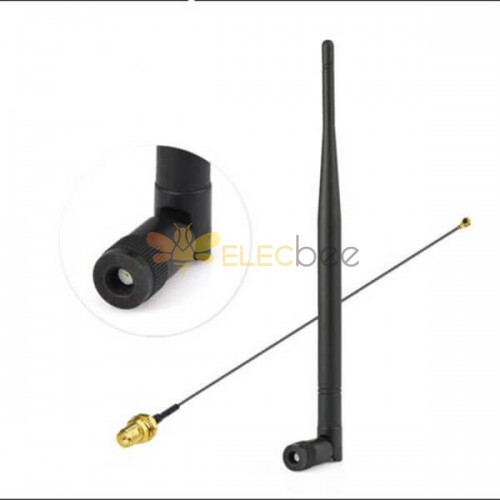 3dBi RP-SMA Antena IPX U.FL IPEX Cabo 15cm