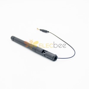 Antena WIFI 2.4Ghz 5Ghz 2dbi Dual Band Negro con Cable IPEX
