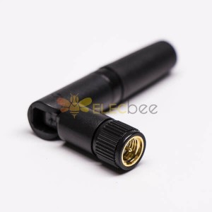 20 piezas Wifi antena SMA conector macho giratorio negro antena externa 2,4G