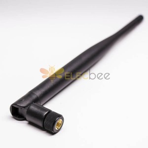 Wifi Router With External Antenna Black SMA RP Connector 2.4Ghz 3dBi