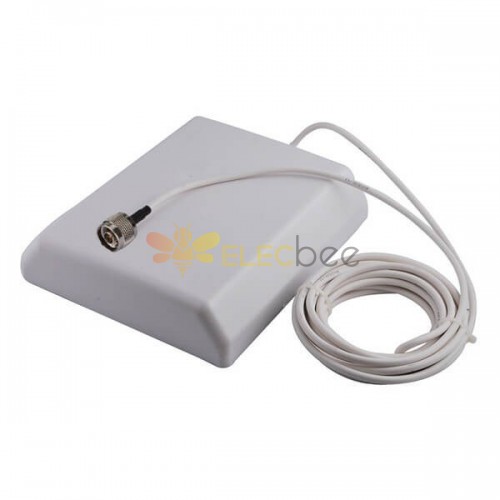 15dBi GSM/3G/UmTS Panel Antenna N Male Plug Connector with Extension Cable 5M with Extension Cable 5M 15dBi/3G/UmtS Panel Antenn