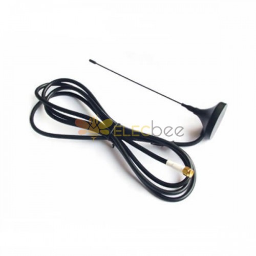 433 MHz Antenna Wireless Rubber Terminal Antenna SMA Male Sucker Antenna Magnetic Base