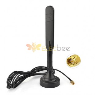4G LTE 5dBi Antenna Magnetic base SMA 3M Cavo per 4G Cell Phone Signel Booster