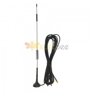 8dBi montagem magnética 4G LTE antena SMA conector macho 700-2700MHz 3 metros