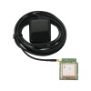 Antena GPS cerámica integrada SMA RG174