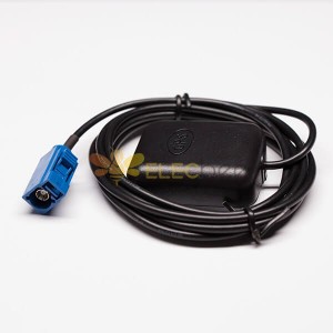 Beste Auto GPS Antenne Schwarz WIFI Antenne Komponente zu Blau FAKRA mit Kabel RG174