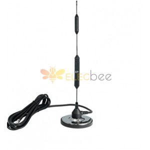 Auto Cell Antenna, 3.25" Mag. Base, 14" Tall, 18 ft. Cab., MCT Conn.