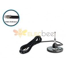 Antenna magnetica per pinna di squalo esterna per auto con connettore SMB