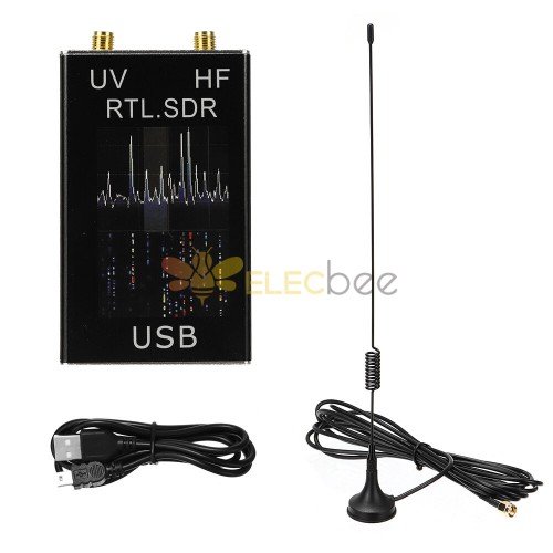 100KHz-1,7GHz Vollband UV HF RTL-SDR USB-Tuner-Empfänger USB-Dongle mit RTL2832U R820T2 Amateurfunk RTL SDR