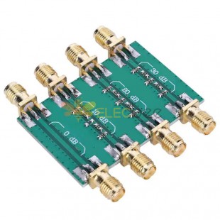 RF Fixed Attenuator SMA Double Female Head Radio Frequency Fixed Attenuator Module Board DC-4.0GHz