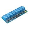 1/2/4/6/8/16 Relay Module 8 Channel with Optocoupler Relay Output 1 2 4 6 Relay Module 8 Channels Low Level Trigger 5/12/24V - DC 5V 2CH