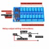 1/2/4/6/8/16 Relay Module 8 Channel with Optocoupler Relay Output 1 2 4 6 Relay Module 8 Channels Low Level Trigger 5/12/24V - DC 5V 2CH