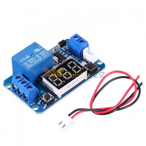 5-V-Trigger-Zeitverzögerungs-Relaismodul mit LED-Digitalanzeige 0–999 s, 0–999 min, 0–999 h Arbeitsverzögerung/Arbeitsverzögerung – 0–999 s Arbeitsverzögerung