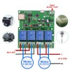 EACHEN ST-DC4 WiFi 4-way Relay Module Inching Momentary/Self-Locking/Interlock Switch Module Works with Amazon Alexa - Wifi