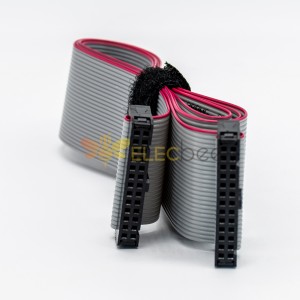 2.54mm Pitch 2x13 Pin 26 Pin 26 Wire IDC Flat Ribbon Cable Length 90cm