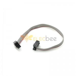 2.54mm Pitch 2x3 Pin 6 Pin 6 Wire IDC Flat Ribbon Cable Length 20cm