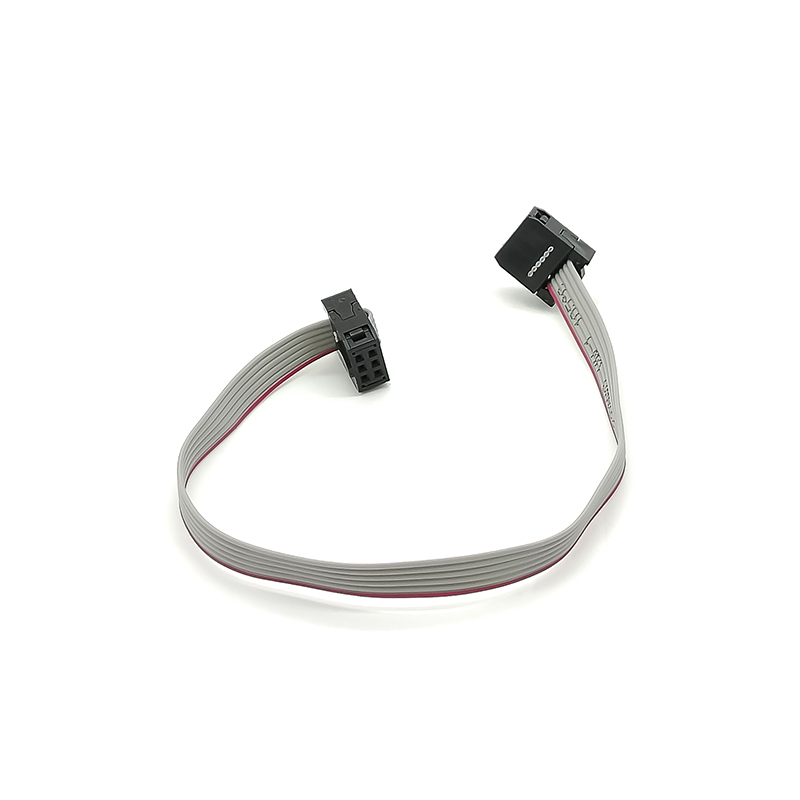 2,54 mm Pitch 2x3 Pin 6 Pin 6 Draht IDC Flachband Kabel Länge 20cm