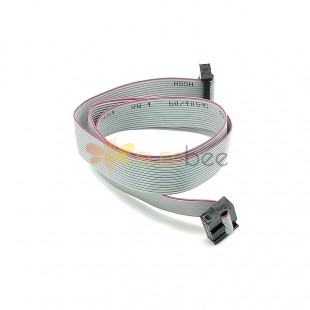 2.54mm Pitch 2x7 Pin 14 Pin 14 Wire IDC Flat Ribbon Cable Length 60CM