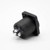 Jack Combo Panel Mount Female 4 pin Chassis Socket Connector Straight for Amplifier & Audio Mixer microfone