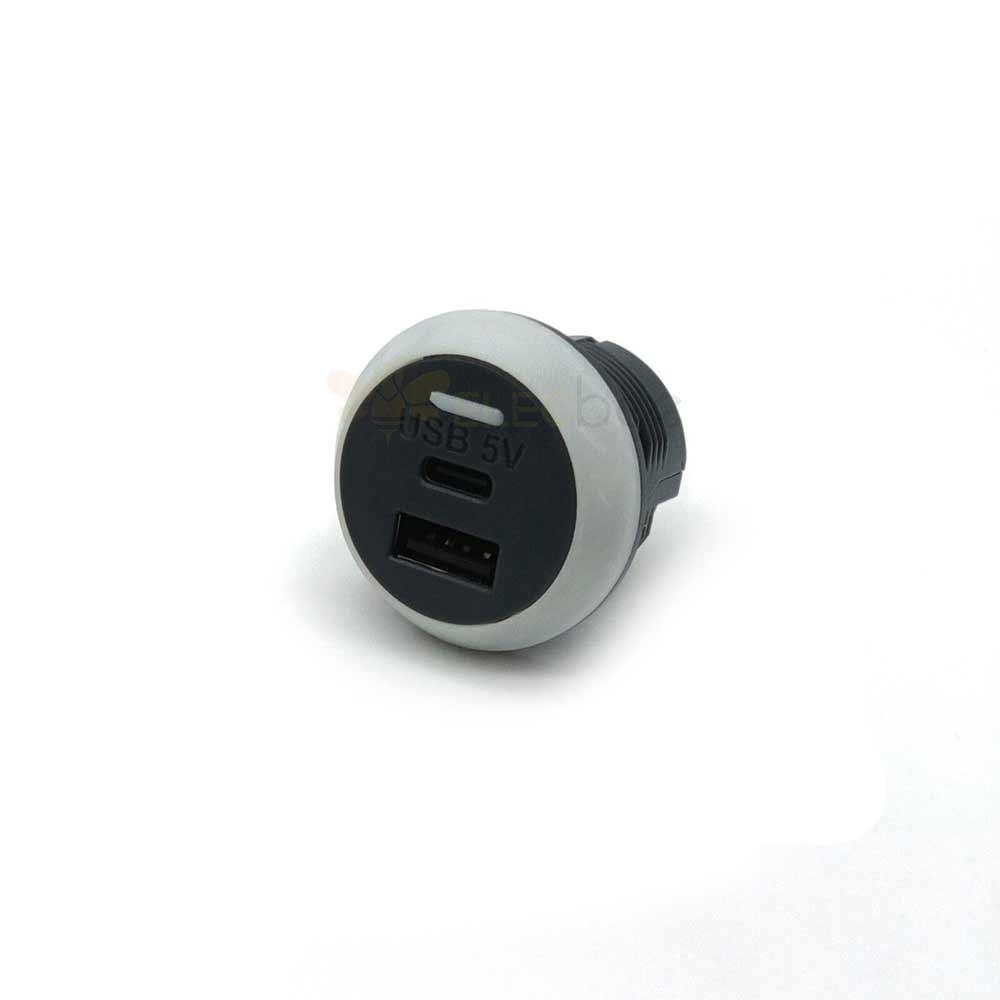 Court PD + QC3.0 chargeur USB à charge rapide fabricant automobile meubles marins canapé prise de charge USB modifiée