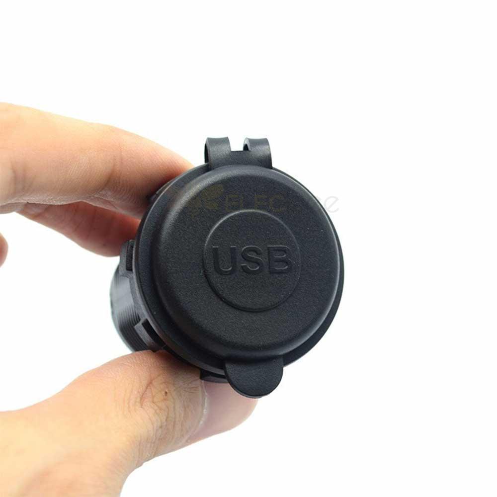 12-24V Automotive RV Marine Modified Touch Screen Switch USB 4.2A Carregador de carro