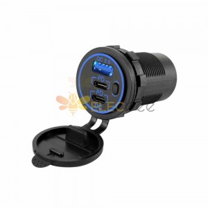 Modifiziertes neues Produkt für den Automobil- und Marinebereich mit QC3.0+Dual PD Flash ChargingTYPE-C Schnelllade-PD-Ladegerät