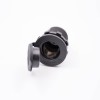 Car Cigarette Lighter 12V Female Socket Through Hole Single Port Waterproof With Nut Dust Cover